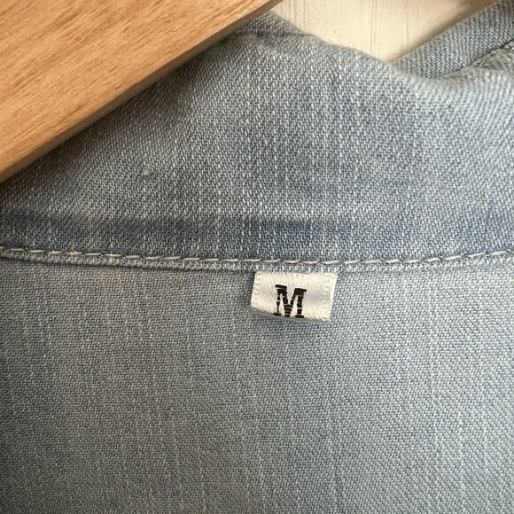 Chambray Shirt Dress - Picture 3 of 4